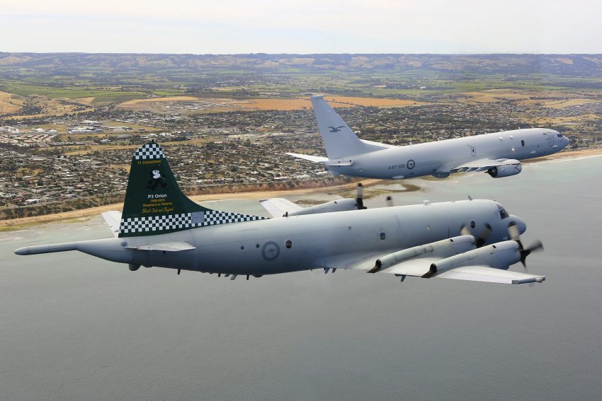 Greek gods in formation in Australian airspace