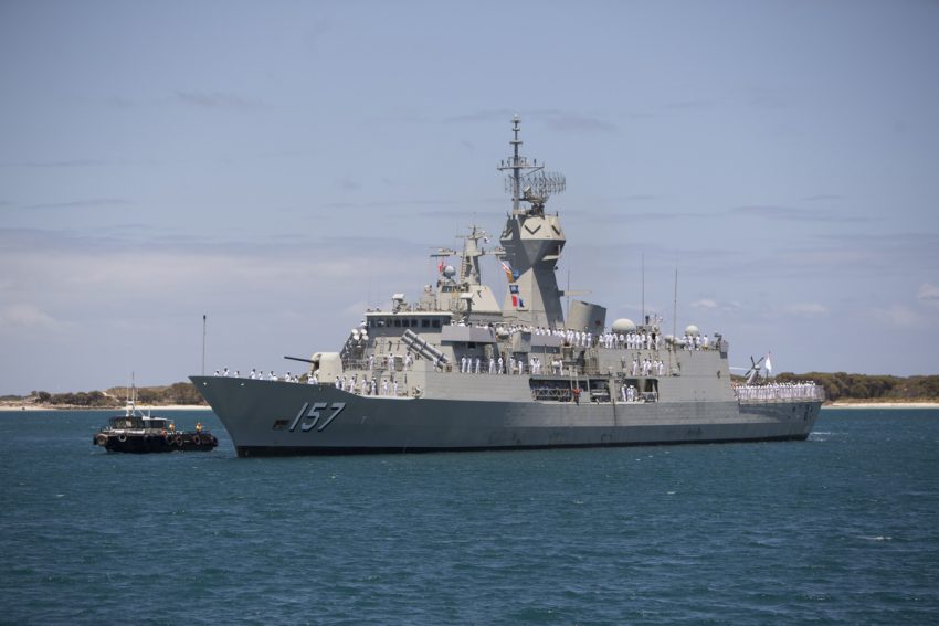HMAS Perth arrives home