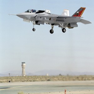F-35B on descent (Lockheed Martin photo)