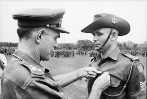 Sergeant Robert Buick is awarded the Military Medal in Vietnam
