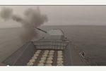 HMS Sutherland firing
