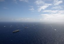 40 warships in formation (2.30min video)