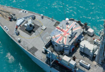 Rescue training in Arabian Sea