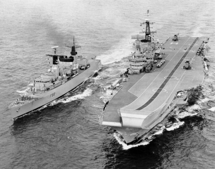 Article 1 HMS Hermes & Broadsword Hermes 1982 source RN