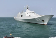 China conducts naval exercise in East Africa