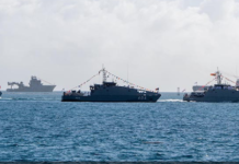 Tonga stages fleet review