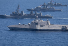 Four nations in first maritime cooperative activity