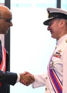 CDF conferred top Singaporean military award