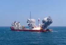 China conducts first satellite sea-launch