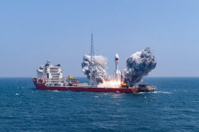 Article 2 Gravity-1 rocket from sea source PLA