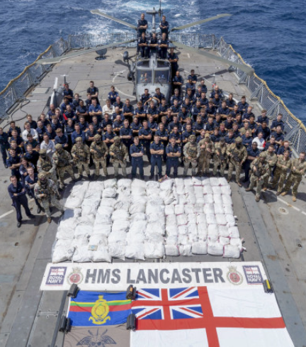 Article 2 HMS Lancaster drug seizure source NZDF