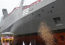 Singapore launches first multi-role combat vessel