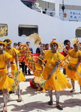Chinese hospital ship in PNG