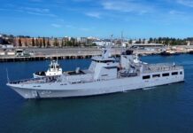 First OPV to Homeport in Cairns