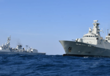 Naval exercises in NW Indian Ocean