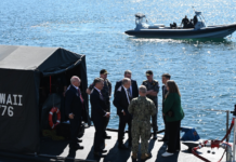 PM tours N-powered USS Hawaii