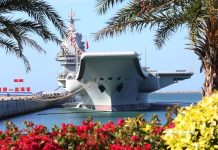 Chinese carrier strike group in W Pacific