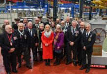 Keel-laying for HMS Sheffield