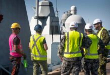 Three navies top up missiles in the north