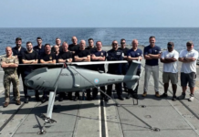 RN’s helicopter drone used for the first time in the Middle East