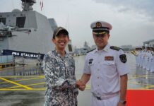 Singaporean frigate visits China for exercises