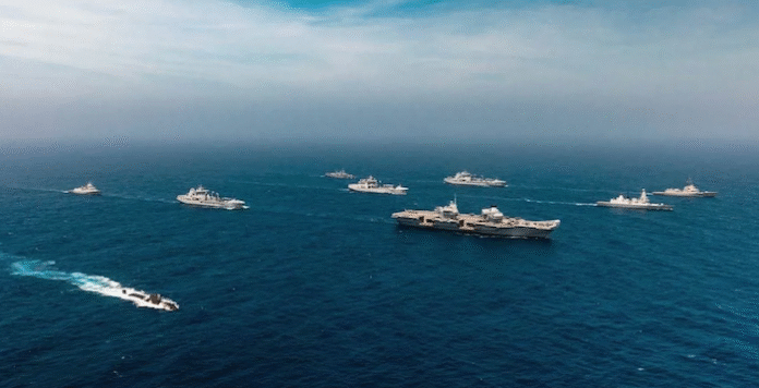 Article 4 UK Carrier Strike Group approaching the Mediterranean source RN
