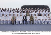 Pakistan Navy commissions first Hangor-class submarine