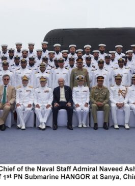 Pakistan Navy commissions first Hangor-class submarine