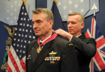 Vice Admiral Mead receives US Legion of Merit