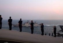 Carrier Strike Group cheered in India