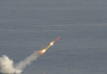 French submarine launches Cruise missile
