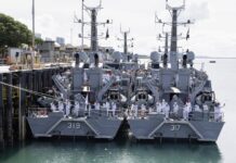 Four Evolved-class patrol boats commissioned