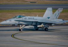 P8 in show-of-force flight