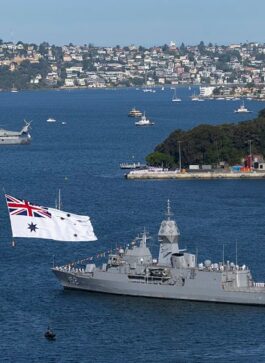 Fleet Review on Sydney Harbour 21 March