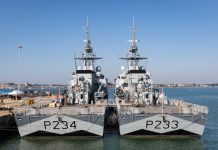 HMS Tamar visits Darwin