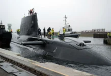 Lone fit UK Astute N-sub heads to WA