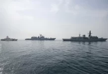 Huge naval exercise in Mid-East ends