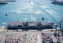 HMS Queen Elizabeth arrives in Cyprus