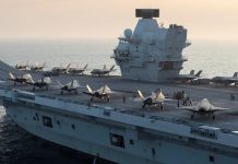 Record warplanes on HMS Queen Elizabeth