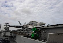 Hornet from Nimitz strikes ISIS