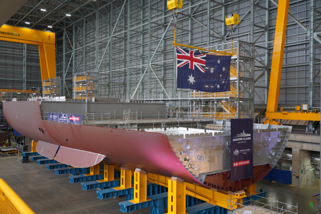 Hunter keel laid