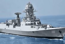 India’s first stealth missile destroyer