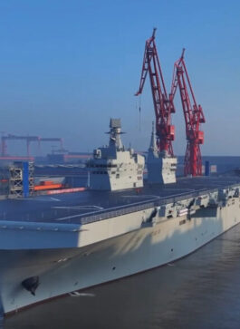 Sea trials for huge new Chinese ship