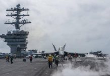 Nimitz sails into South China Sea