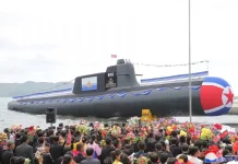 N Korea’s new nuclear submarine