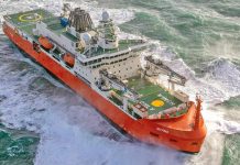 $528m ship too big to go under Hobart bridge