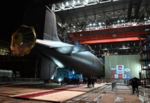 New Russian nuclear sub launched