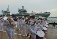 HMS Prince of Wales in Singapore