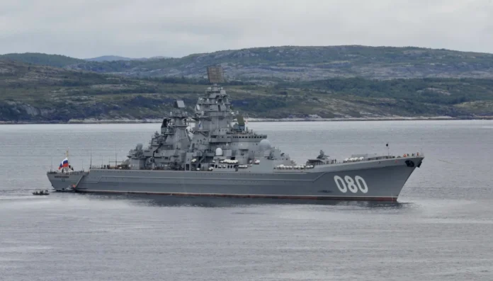 Russian battle cruiser