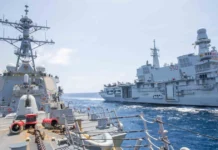 US, Italian ships and RAAF in South China Sea